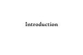 Open Introduction